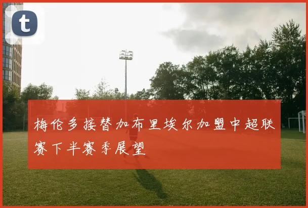 梅伦多接替加布里埃尔加盟中超联赛下半赛季展望