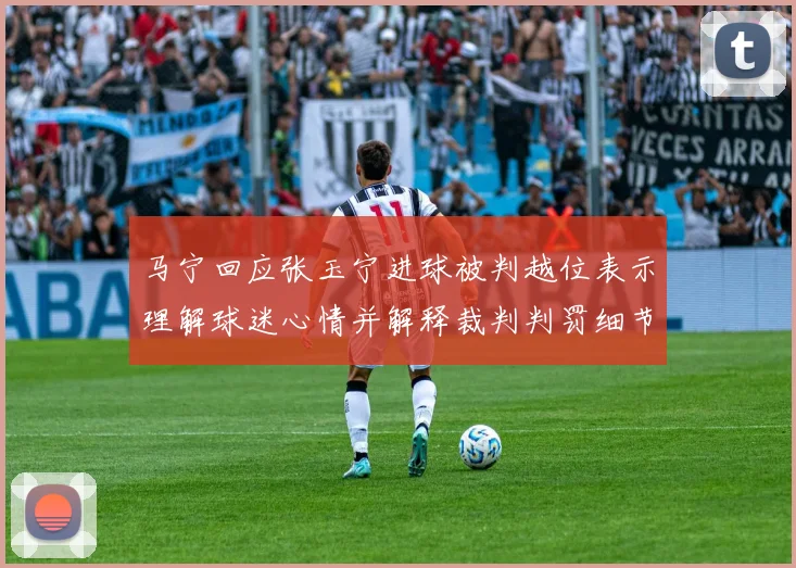 马宁回应张玉宁进球被判越位表示理解球迷心情并解释裁判判罚细节